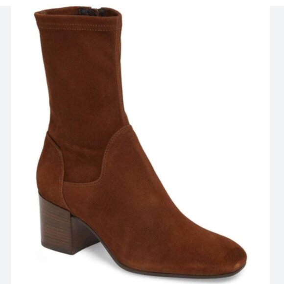 AQUATALIA Carie Water Resistant Bootie In Chocolate - Picture 2 of 8